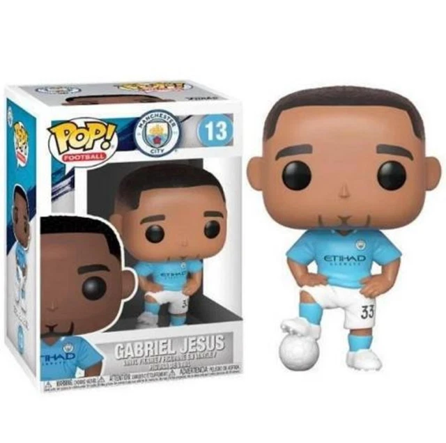 Funko Pop! Vinyl: EPL: Man City: Gabriel Jesus - Manchester City FC - Figura in Vinile da Collezione - Idea Regalo - Merchandising Ufficiale - Giocattoli per Bambini e Adulti - Sports
