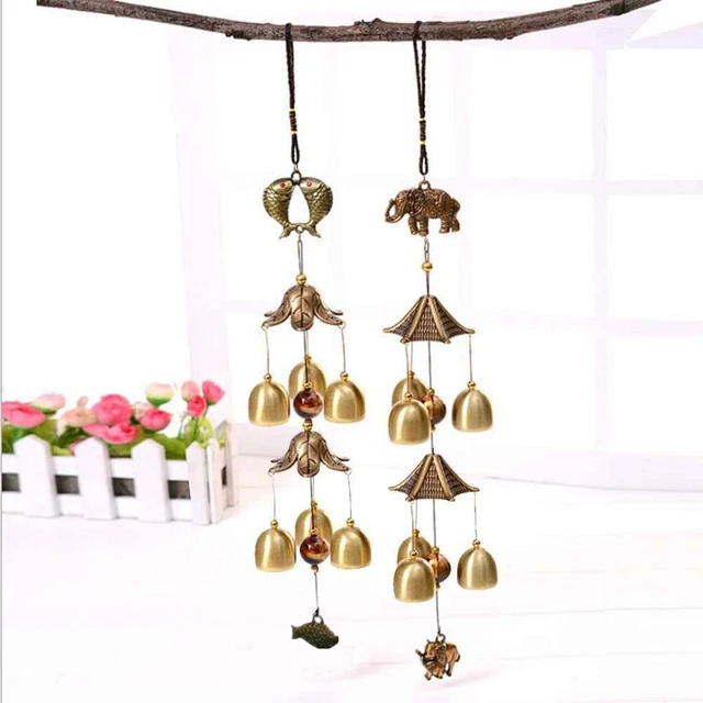 à la main Pendentif Cloche Carillons éoliens Ornement suspendu Décor de jardin
