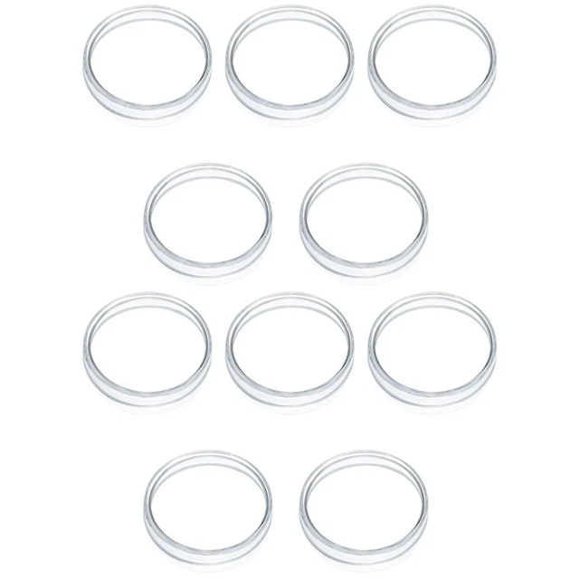 10 Pcs Petri Dish Lab Petri Plates Tissue Culture Plate Glass
