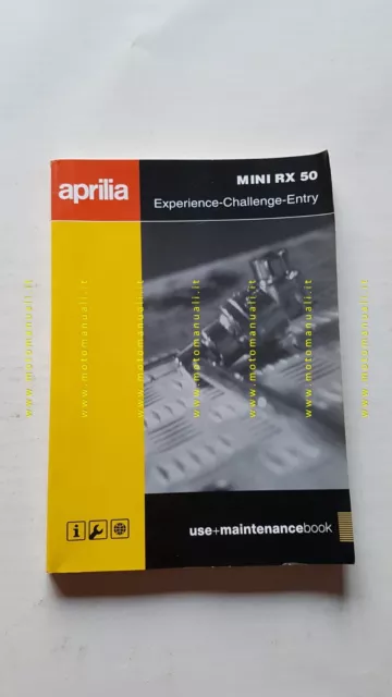 Aprilia Mini RX 50 2003 manuale uso manutenzione originale owner's manual