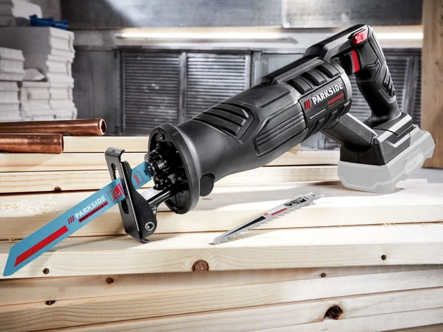 Scie Sabre Et Scie Sauteuse Sans Fil Parkside PSSA 20-Li, 20V, Avec Boîtier, Neuve