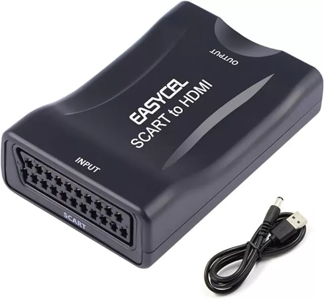 Scart zu HDMI Adapter, EASYCEL Scart zu HDMI Konverter, Scart zu HDMI Blei