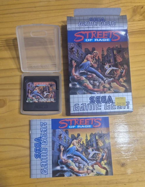 Streets Of Rage 2 Sur SEGA Game Gear - Édition Tec Toy - Complet Avec Boîte Et Manuel - Très Bon état