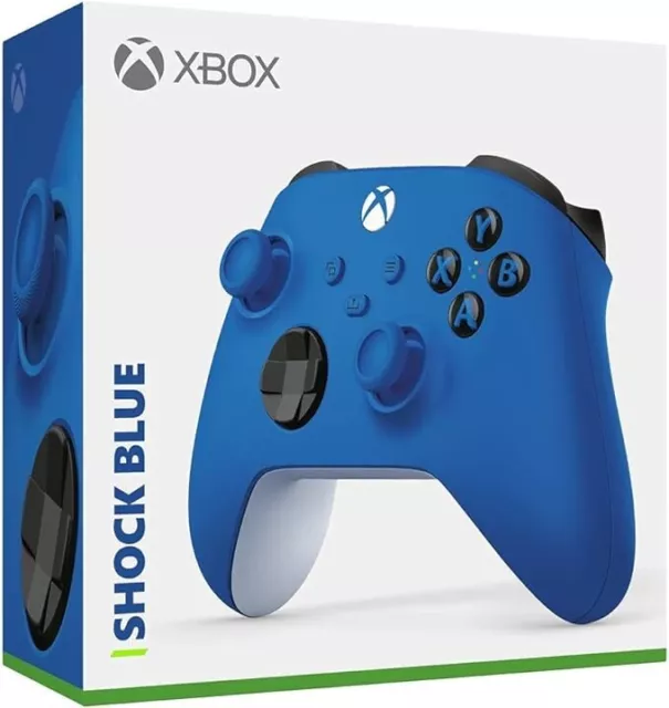 Genuine Xbox Wireless Controller Series X S Xbox One  Shock Blue UK 🔥