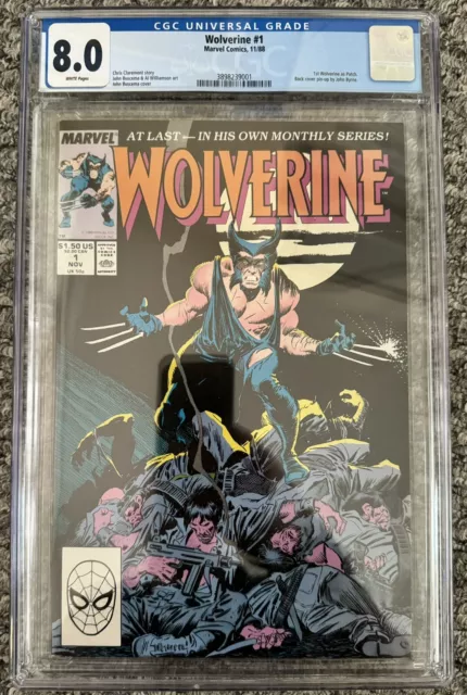 Wolverine #1 (1988) 1st Appearance Of Patch CGC 8.0