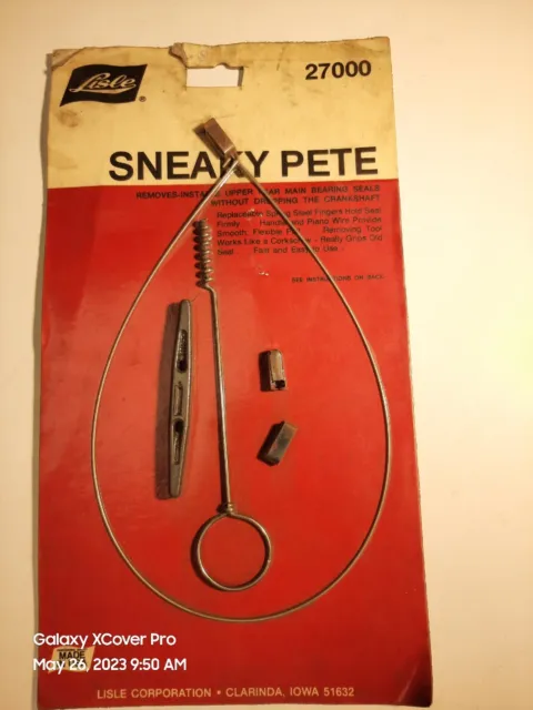 Lisle 27000 Sneaky Pete Tool Made In The USA NOS