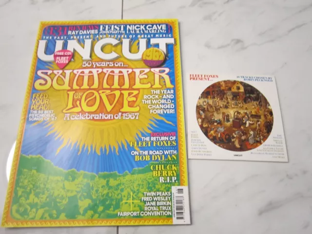 Uncut music magazine & CD, June 2017 ,Summer of love cover ,issue 241