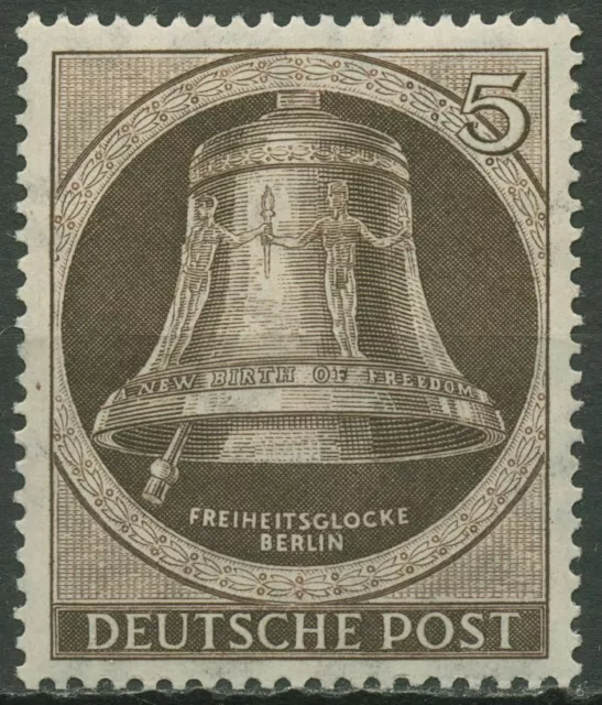 Berlin 1951 Freiheitsglocke, Klöppel nach links 75 postfrisch