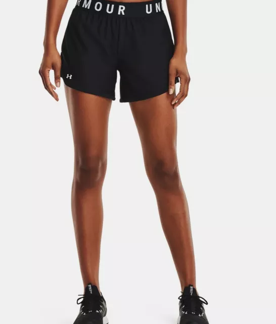 Under Armour Damen Short Play Up  Shorts Fitnessshorts 1355791-001       Schwarz