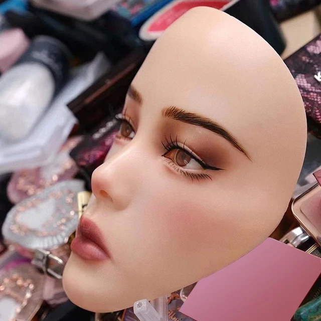 Tablero de entrenamiento de maquillaje de ayuda para practicar maquillaje práctica tablero facial