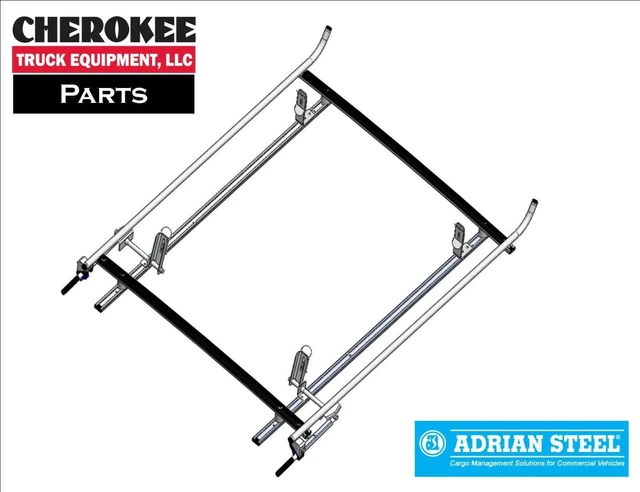 Adrian Steel 63-PMC, Dual Sided Grip Lock Ladder Rack, ProMaster City Adrian Steel 63-PMC, Dual Sided Grip Lock Ladder Rack, ProMaster City