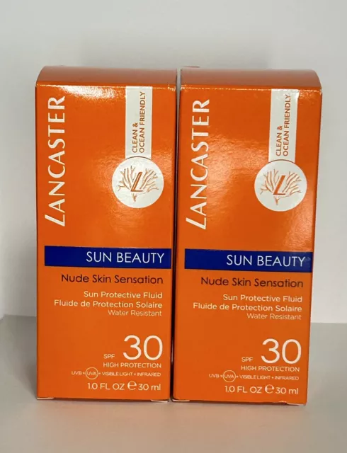 LANCASTER Sun Beauty Sun Protective  Fluid  SPF30 2 x 30ml!!! NEU