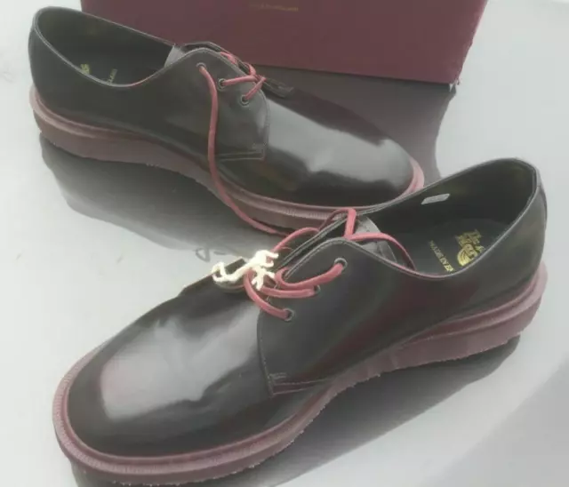 Scarpe in pelle Dr Martens rosso ciliegia Torriano arcadia UK 6 EU 39 Made in England