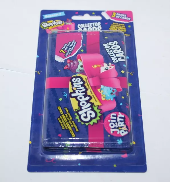 Shopkins Collector Cards Season 7 3 Packs Of Cards Trading Cards Brand New