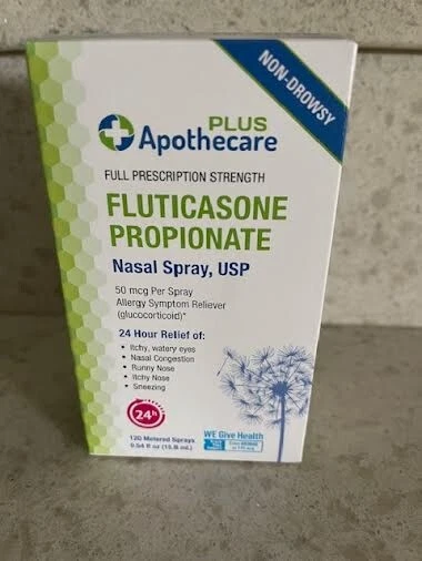 SEALED Apothecare Plus Fluticasone Propionate Nasal Spray EXPIREs 05/2025