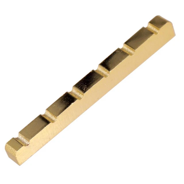 Selle d'écrou de guitare série 6, 1 pièce, selle de pont de guitare classique ou écrou, pont en os blanc, pièces de rechange, véritable os 18 Selle d'écrou de guitare série 6, 1 pièce, selle de pont de guitare classique ou écrou, pont en os blanc, pièces de rechange, véritable os 18