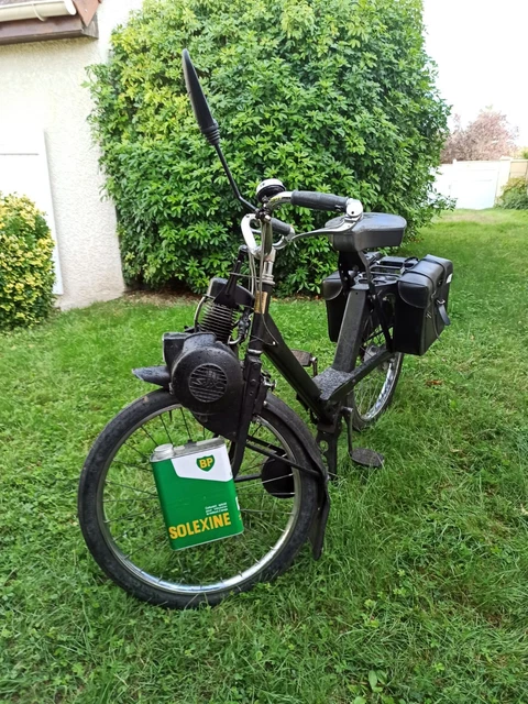 ANCIENNE PAIRE SACOCHES vélo mobylette solex vintage rouge EUR 65,00 - FR