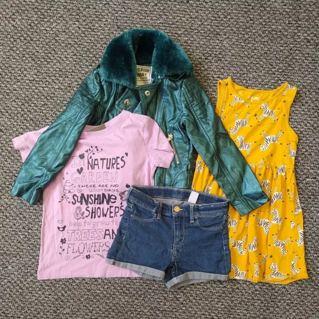 Children's Girls Clothing Job Lot Bundle Wholesale 30 Items - Age 4-8 - GB024