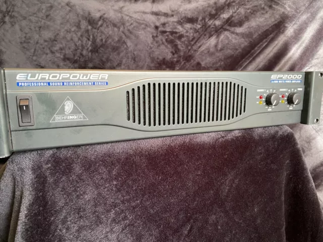 Behringer EP2000 2 x 1000 watts POWER AMPLIFIER professional EUROPOWER 2