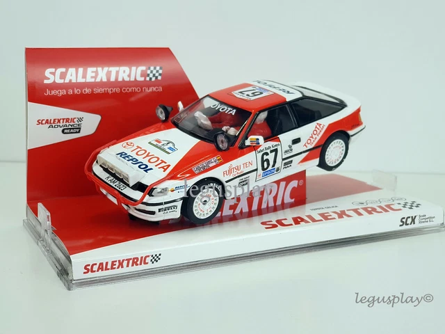 Slot car scx scalextric U10396S300 Toyota Celica #67 " Safari 1990 " Sainz /