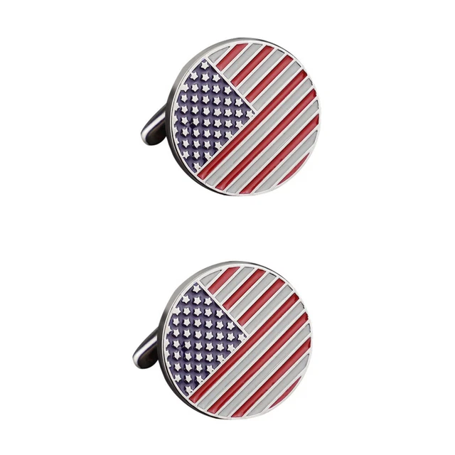 Manschettenknöpfe Mit US-Flagge Für Smokinghemden Anzug Jahrgang