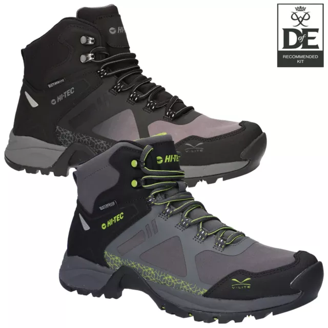 Hi-Tec Mens V-Lite Psych Waterproof Walking Boots Breathable Hiking Duke of Ed