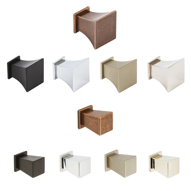 Kitchen Cabinet Door Knobs Cupboard Drawer Bedroom Furniture Handles Pull Chrome
