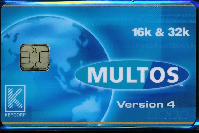 MULTOS ref PRS 9/1 SMART CARD