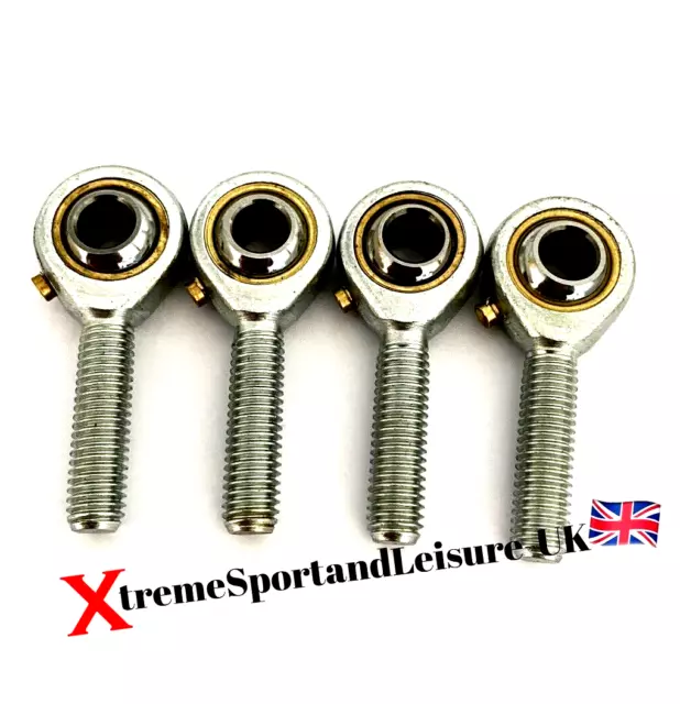 4er-Pack M6 STECKER KART GO-KART RENNEN RALLYE STRECKENSTANGENENDEN - ROSENGELENKE UK VERKÄUFER 3