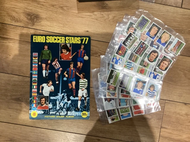 Autocollants FKS Soccer Stars 1968/69 - 14 Originaux + 2 Pochettes Vides (Collection)