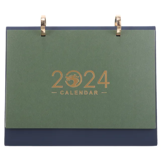 Delicato Calendario Mensile Fogli Mobili 2024 Ufficio Ornamenti Mini