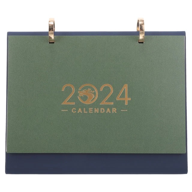 Delicato Calendario Mensile Fogli Mobili 2024 Ufficio Ornamenti Mini