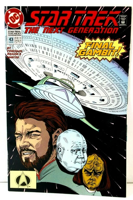 Star Trek The Next Generation #43 Final Gambit 1993 Comic DC Comics VG