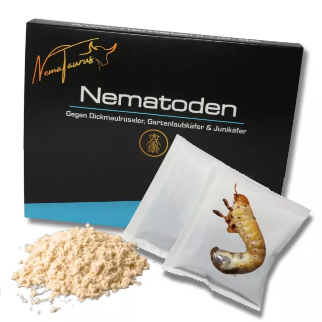 NemaTaurus® HB Nematoden | 6 Mio für 12 m² | gegen verschiedene Käferlarven