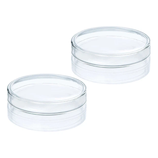 5 Piastre Petri In Vetro Borosilicato 100mm - Per Colture Da Laboratorio, Resistenza Fino A 400°C - Foto 9