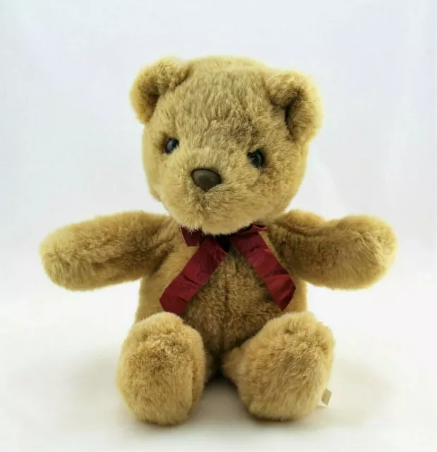 TOP TOYS LTD BÄR TEDDYBÄR mit Schleife 35 cm Stofftier Kuscheltier Plüschtier