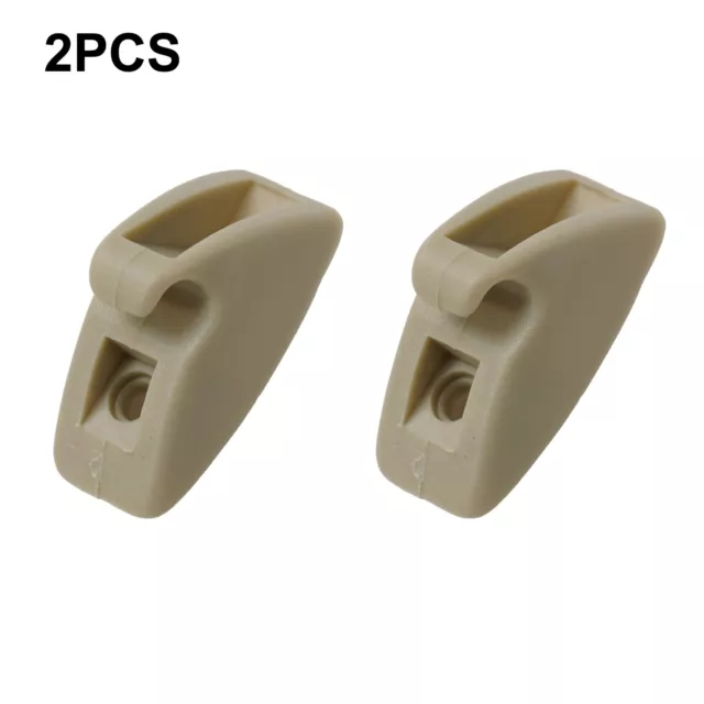 2x Halterung Für Sonnenblende Clip Retainer Hanger MK1 Beige ,191857559 Teile De