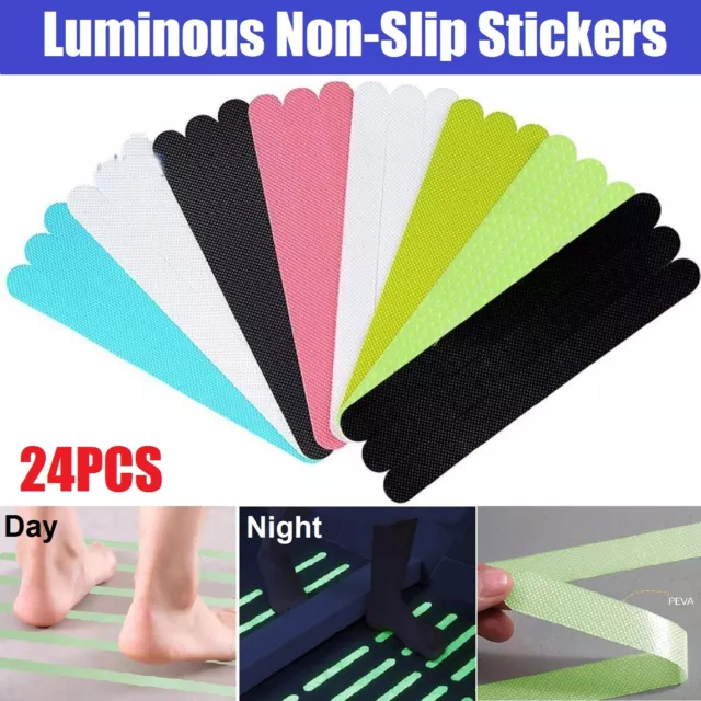 Anti Slip Bath Grip Sticker Luminous Non Slip Bath Stickers Floor Safety Tapes
