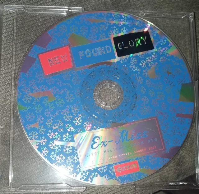 NFG NEW FOUND GLORY EX-MISS CD SINGLE CHRISTMAS Chad Gilbert Jordan Pundik CYRUS