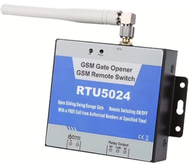 RTU5024 GSM Gate Opener Relay Switch Remote Control Wireless Door Opener 12V