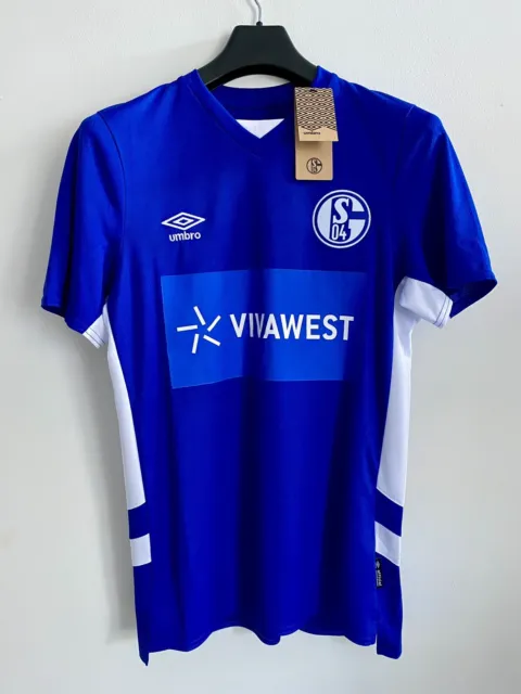 Schalke 04 (Germany) 2021/2022 Umbro Home Football Shirt - Adult Medium BNWT