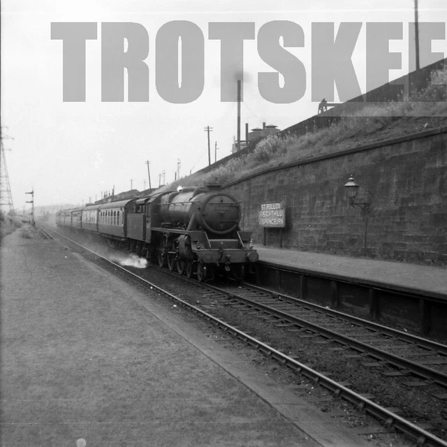 Larger Negative BR British Railways Steam Loco 44677 Class 5MT c1955