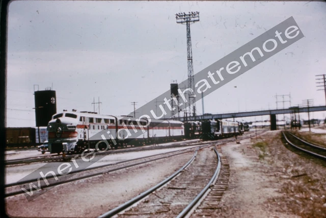 Railroad Slide CB&Q 118A EMD F3A by C.R. Harrison Duplicate