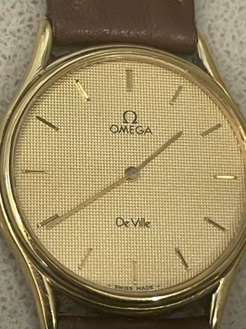 GENUINE Omega Deville 1970’s Vintage Gold Men’s Swiss Dress Watch