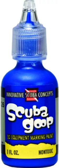 Innovative Scuba Concepts Scuba Goop 3D Marking Paint, Bright Blue