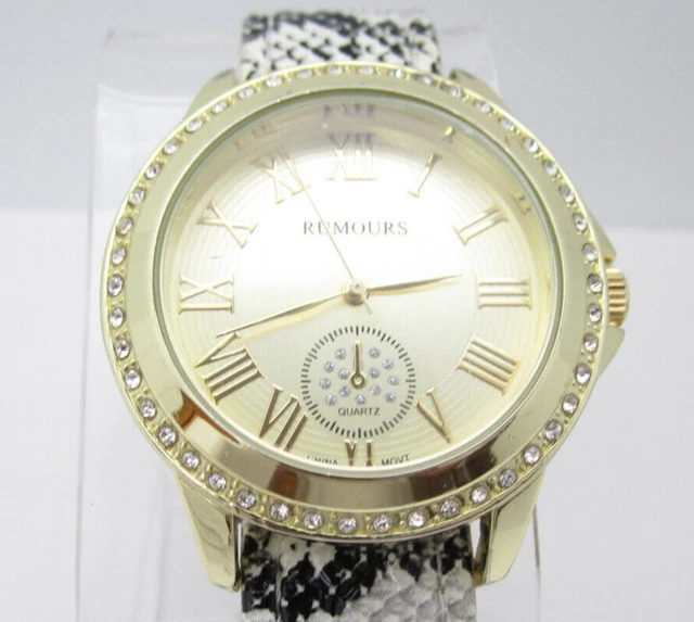 Orologio Da Donna JewelryWe A Tema Halloween, Quadrante Giallo Con Cappello Da Strega, Elastico - 2