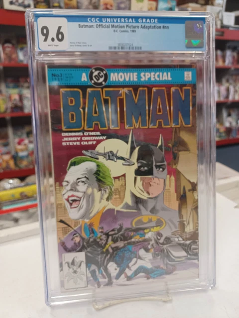 BATMAN MOVIE ADAPTATION (DC Comics, 1989) CGC Graded 9.6 ~ White Pages
