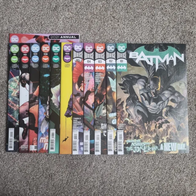 DC Comics - Batman Vol.3 #101-111 + 2021 jährlich - 1. Druck neuwertig