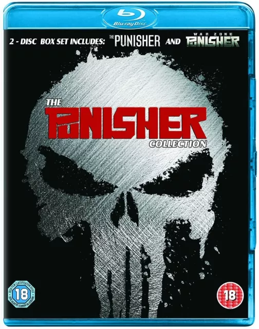The Punisher & Punisher War Zone - 2 Movie Collection Blu-Ray BRAND NEW