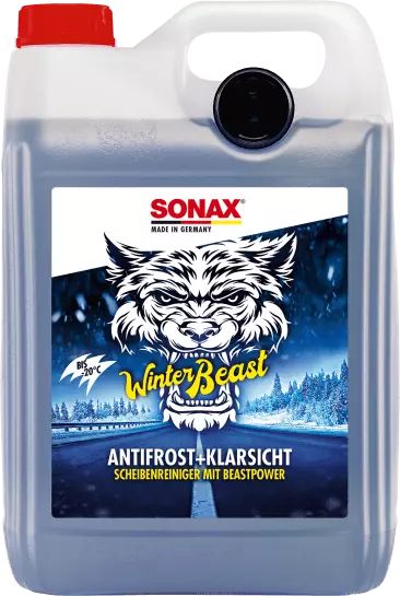 Sonax WINTER BEAST AntiFrost+KlarSicht - 5 Liter Scheibenreiniger Waschwasser